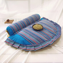 新品 多功能艾草颈椎枕头修复颈椎艾草枕头护颈椎枕头颈椎修复枕头 YX蓝色艾草枕