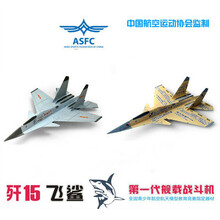 刘冬纸飞机 飞鲨歼-15苏27歼10 歼11侧卫 猛龙 F16勇士 冲浪刘冬 歼15-飞鲨1本（10架装）