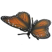 儿童仿真昆虫模型动物玩具蜜蜂独仙角蝴蝶草蜢螳螂七星瓢虫礼物 蝴蝶