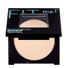 美宝莲fit me定制柔雾粉饼散粉定妆粉哑光控油 粉饼130自然偏粉