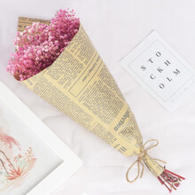 永生花满天星干花小花束情人节父亲节生日礼物送朋友送闺蜜老婆表白时尚毕业季混色满天星客厅卧室ins摆件 粉红