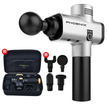 PHOENIX筋膜枪 大胡子筋膜抢 肌肉按摩放松枪深层理疗器放松抢放松器按摩器健身按摩器 A2骑士银