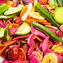 综合什锦果蔬脆片蔬菜干水果干零食混合装脱水即食香菇秋葵脆大袋250克 果蔬脆250g【1袋】体验装