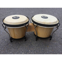 GANA新款 加纳 邦哥 Bongo邦戈鼓 羊皮 奥尔夫乐器 儿童手鼓 6寸+7寸邦戈鼓