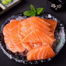 【核酸已检测】三顿饭冰鲜三文鱼刺身鱼中段拼盘新鲜生鱼片整条即食日料海鲜健康轻食 中段刺身400g