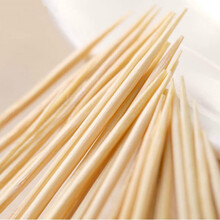 一次性牙签 双头竹制牙线  家用剔牙细牙签 口腔牙齿清洁牙缝 牙签罐 牙签盒 500支装（2包1000支）