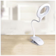 曲漾乐谱灯可充电护眼柔光便携谱台led灯夹式电钢琴吉他古筝谱架 圆环形阅读灯（充电款）