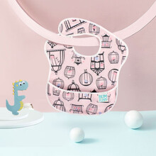 京东超市	
Bumkins 鸟笼围兜宝宝喂食吃饭兜防水防漏喂婴幼儿童口水巾围嘴超软1个