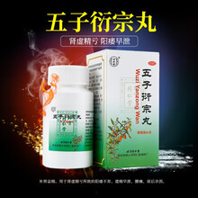 同仁堂 五子衍宗丸60g 男性肾虚遗精早泄补肾药 北京同仁堂平善堂大药房 药房直发全国连锁 1盒装【5天量】