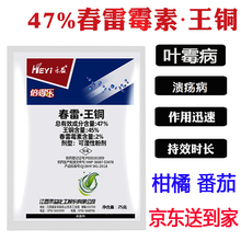 禾益化工 倍得乐春雷王铜47%春雷霉素王铜柑橘溃疡病穿孔炭疽霜霉角斑腐烂病辣椒黄瓜内吸性保护性杀菌剂 10袋 25克/袋