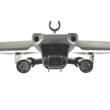 适用于大疆御Mavic Air 2增高脚架快拆起落架保护御Air 2S拓展支架挂载夹转接座抛物器配件 御AIR2/AIR 2S支架加两个LED灯套装
