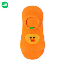 LINE FRIENDS FRUITY系列 布朗熊水果船袜套装 可爱柔软舒适船袜 莎莉水果船袜 (92 x 210 x 5 MM)