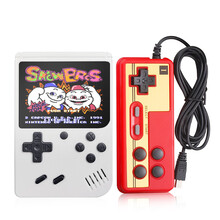 酷孩游戏机网红同款掌上游戏机公司年会礼品迷你FC怀旧网红游戏机充电宝掌上游戏机魂斗罗 GB40白色500款+AV线+手柄（双人） 单机标配