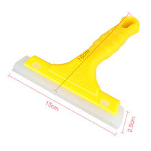 KTM进口贴膜刮板斜口牛筋刮 汽车改色膜工具不锈钢柄刮水板刮水器 A01 T型水刮【单把】