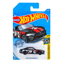 新款（HOT WHEELS）风火轮火辣小跑车男孩玩具合金车模布加迪兰博基尼迈凯伦福特珍藏小车 92号2018年福特野马GT