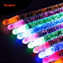 波悦（Booyoo）架子鼓鼓棒爵士鼓发光闪光架子鼓鼓棒亚可克力2B彩色夜光专业打鼓槌鼓锤 星空13色 礼盒装