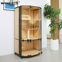 木艺奥（MUYIAO）猫别墅实木猫笼子智能恒温猫舍豪华猫窝猫咪繁育展示柜宠物公寓木制加热温控猫房猫柜 Z 经典款 高150*宽80*深60