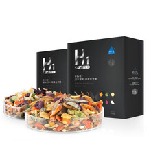 布卡星 BUCATSTATE 仓鼠粮食1+1河鲜+果蔬1.1kg500*2主粮套装零食饲料金丝熊食物用品
