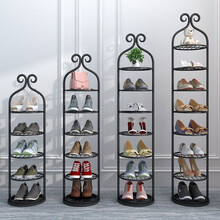 安尔雅 铁艺鞋架多层置物架宿舍省空间收纳架家用门口经济小鞋柜 B-YG-Y-FF2587-6