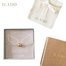 法国ilado胎教铃孕产妇安抚波拉铃孕妇胎教铃铛mini亲子手链铃铛进口胎教铃铛发顺丰 镀18K黄金MINI BOLA手链系列