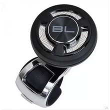 汽车方向盘助力球辅助转向拐弯倒车单手省力球轴承操控助力器 BL带轴承小口径(黑边)