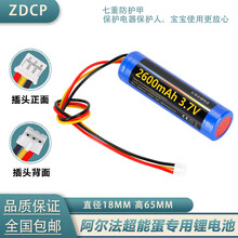 ZDCP 适用阿尔法超能蛋电池3.7v充电科大讯飞学习早教故事机机器人S小蛋4G TYS2 锂电池 2600mAh