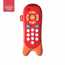 贝恩施儿童手机婴儿玩具宝宝学习遥控器男孩女孩玩具中英双语遥控器YZ07殷红