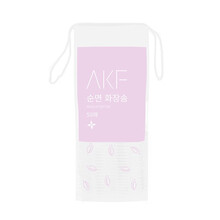 韩国AKF紫苏卸妆水温和不刺激脸部深层清洁卸妆液乳男女士学生眼唇卸妆液 AKF化妆棉1包50片