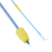 约克精品深入子宫授精管深部管海绵头 猪人工授精用输精管加锁扣加尾塞 初产/经产 100支 加锁加尾塞初产小头100支