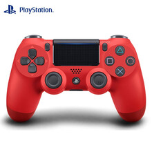 索尼（SONY）原装PS4手柄电脑steam电脑PC蓝牙无线游戏手柄使命的召唤手机原神鬼泣控制器 PS4手柄 红色/熔岩红【盒装】