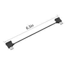 适用于大疆DJI FPV穿越眼镜连接Mini2摇控器mavic御Air2S平板转接数据线Pro机配件 新款TYPE-C线16CM 御AIR2/MINI2/AIR 2S/FPV穿越