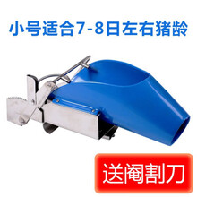 七六牧业阉割架小猪 阉割器不锈钢仔猪用阉猪器阉割刀工具养猪设备 阉猪架 筒状小号不锈钢阉猪台