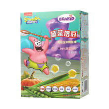 美国Beakid海绵宝宝蔬菜溶豆儿童零食24g 南瓜玉米豌豆味