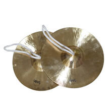 锣鼓镲响铜醒南獅广钹大镲铙28公分30厘米广镲舞狮子腰鼓铜镲 响铜26CM的腰鼓镲一副