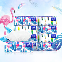 得宝(Tempo)抽纸 Mini系列8包*4层80抽 面巾纸餐巾纸巾 天然无香