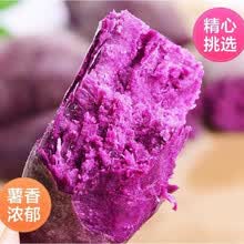 山东沙地小紫薯新鲜代餐番薯地瓜农家蔬菜软糯5/10斤批发 紫薯10斤中果(净重9-9.5斤)