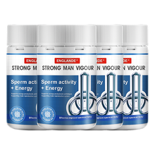 【海洋性宝】澳洲ENGLANDE男性玛卡牡蛎片精华 进口人参海参玛咖成人提升能力男用 4瓶蓝金刚 60片/瓶