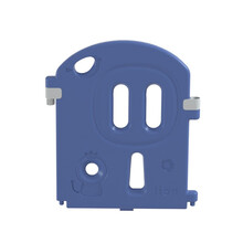 曼龙宝宝游戏围栏婴儿爬行垫学步防护栏儿童安全栅栏室内玩具新品 狮子围栏单片--蓝色