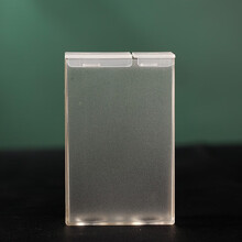 Stelton轻薄透明塑料中港烟盒整包软盒装20支个性创意防压香菸盒广告定制 透明升级版