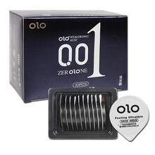 【保密发货】 OLO玻尿酸0.01避孕套超薄001男用持久超润滑安全套成人用品 2盒（20只）