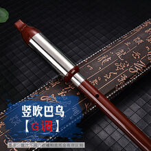 巴乌胶木树脂竖吹仿红木C调B调G调F调小学生成人初学乐器横吹巴乌 竖吹 G调 巴乌(推荐)