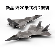 刘冬纸飞机 飞鲨歼-15苏27歼10 歼11侧卫 猛龙 F16勇士 冲浪刘冬 歼20威龙 1本（2架装）