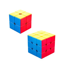 孩有快乐 魔域 魅龙M RSM磁力 彩实色魔方 二三阶34四五阶金字塔 学生比赛专用魔方儿童玩具 彩色2+3阶(非磁力)