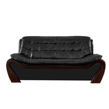 悦山 商务接待室洽谈办公沙发现代简约会客区办公沙发 三人位