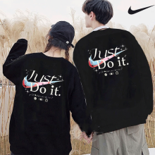 耐克（NIKE）男装春秋新款运动服跑步篮球训练舒适时尚圆领卫衣套头衫 DZ2828-010黑色 S