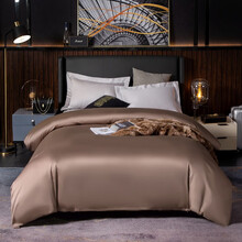卡培拉家纺 60S长绒棉被套单件 星级酒店纯棉被罩单双人床上用品 帛咖 160x210cm单件被套