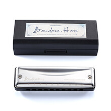 孔声10孔布鲁斯口琴蓝调十孔成人专业演奏级C调初学者学生入门自学 黑色C调+教材