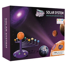科学罐头（Science can）科学实验材料套装 亲子早教互动3岁以上男女孩儿童steam玩具 太阳系行星语音投影仪120473