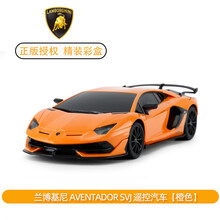 rastar星辉1:24遥控汽车玩具 儿童电动汽车玩具赛车模遥控玩具车 兰博基尼 橙色 充电组合+车子+遥控器