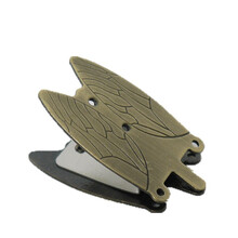 TCM 台湾知了二胡弱音器 黑蝴蝶升级版 胡琴码夹 TOMCAT 新款 黑蝴蝶二胡弱音器